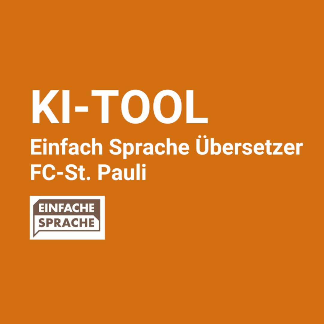 Logo von KI-Tool, Einfache Sprache Übersetzer vom FC-St.Pauli 