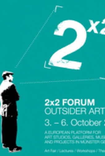 Logo des 2x2 Outsider Art Forum