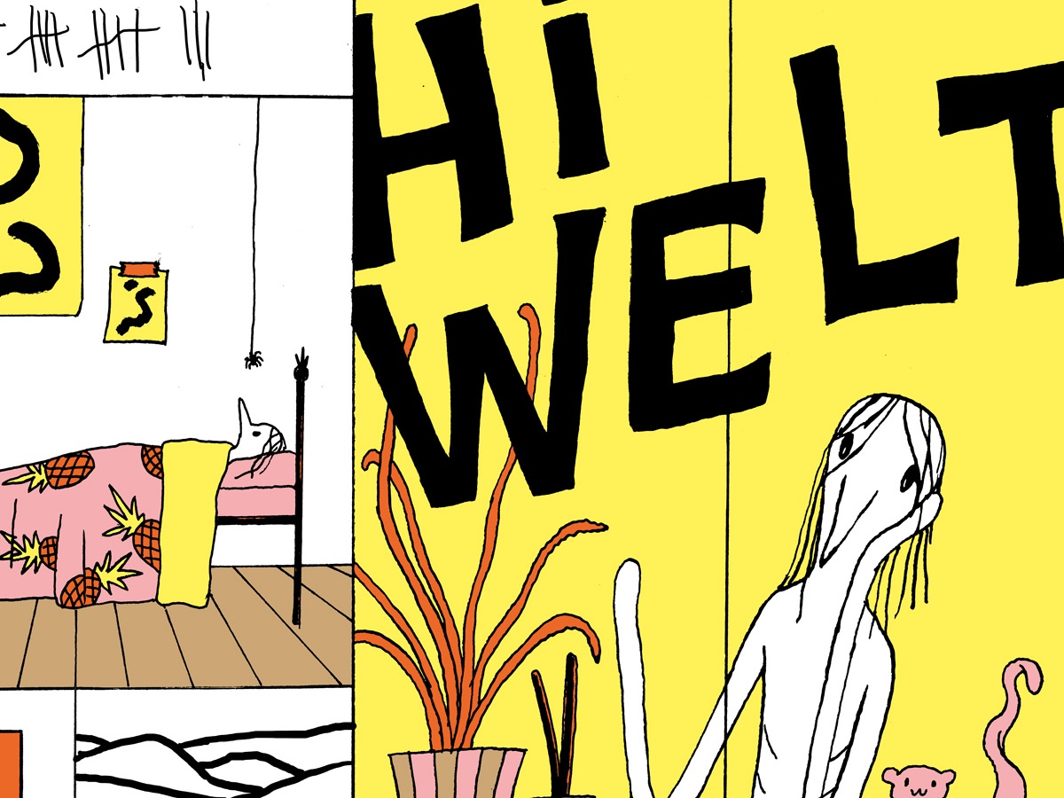 Heidelberg Save the Date Außenseiten: Prinzhorn trifft Comic